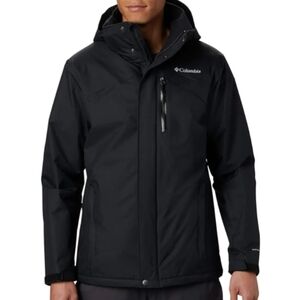 Columbia Men's Last Tracks Insulated Ski Jacket Black Size Small